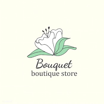 Floral boutique logo design | Free stock vector - 591916