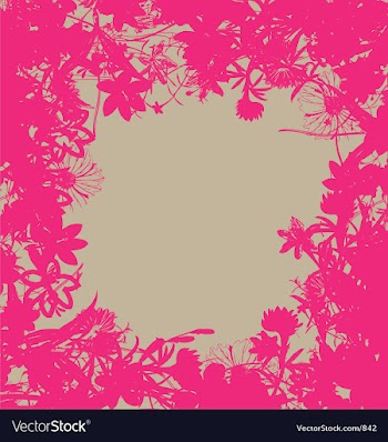 Floral burst vector image