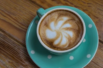 Floral Cafe Latte