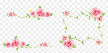 Floral, Cantos, Clipart, Png, Desenho, Transparente, - Frame Wedding