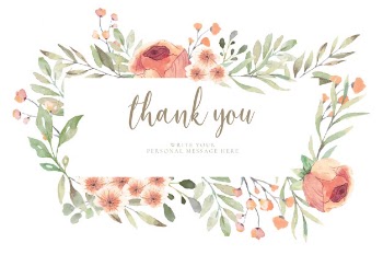 Floral card with Free Vector