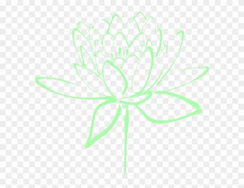 Floral Clipart Mint Green - Mint Green Flower Clip Art