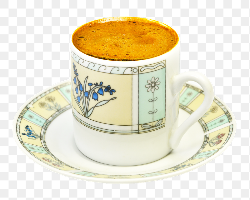 Floral coffee mug png sticker, | Free PNG - rawpixel