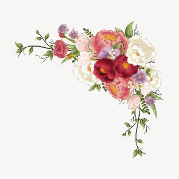 Floral corner sticker, decorative illustration | Free Vector - rawpixel
