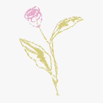 Floral crayon sticker, abstract hand | Free Vector - rawpixel