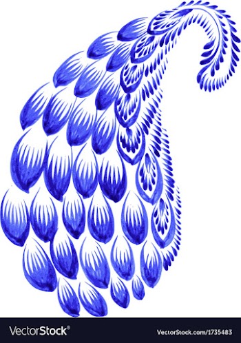 Floral decorative ornament vector image
