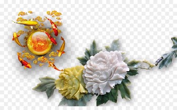 Floral design 3D computer graphics Moutan peony - Jade peony 