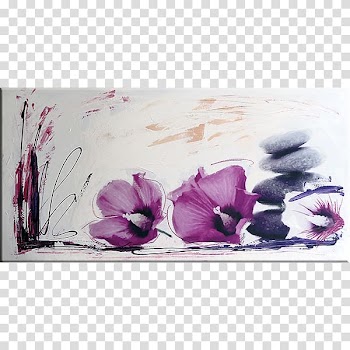 Floral design Art Canvas print Watercolor painting, flower transparent background PNG clipart