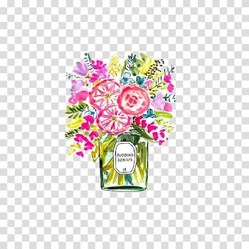 Floral design Art Watercolor painting Illustration, Bouquet of flowers transparent background PNG clipart