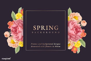 Floral design background | Free stock vector - 581012
