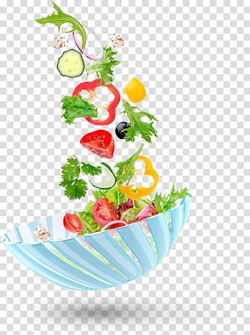 Floral design Bowl Vegetable Salad Food, vegetable transparent background PNG clipart