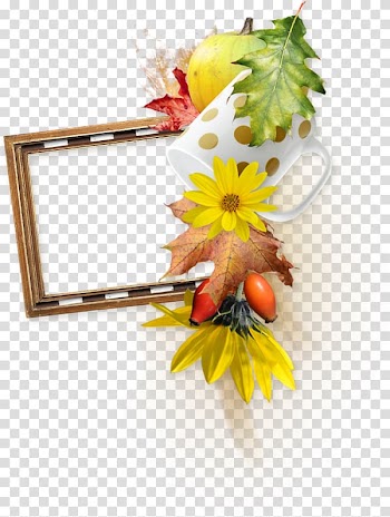 Floral design Cadre d'entreprise , autumn Frame transparent background PNG clipart