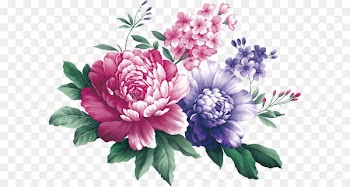 Floral design Centifolia roses Cut flowers Flower bouquet Artificial flower - Watercolor peony 