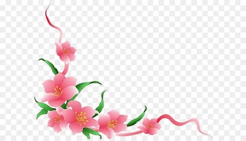 Floral design Cherry blossom Pattern - Decorative material 