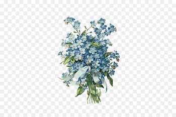Floral design Cut flowers Flower bouquet Postcard - Blue Hydrangea 