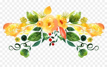 Floral design Dibujo: Flores Watercolor painting Drawing - Hand painted watercolor flower decoration pattern 