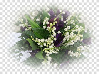 Floral design Diploma Composition florale Flower bouquet, muguet transparent background PNG clipart
