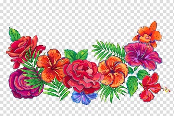 Floral design Drawing, fleshy watercolor wreath transparent background PNG clipart