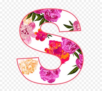 Floral Design, Flower, Letter, Pink, Plate PNG