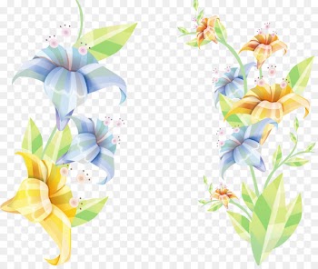 Floral design Flower Lilium Wall - Color lily 