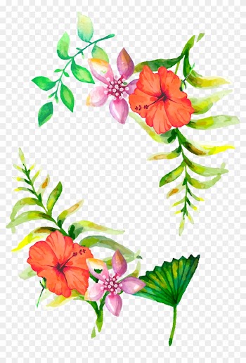 Floral Design Flower Wedding Aesthetics - Floral Design Border Png