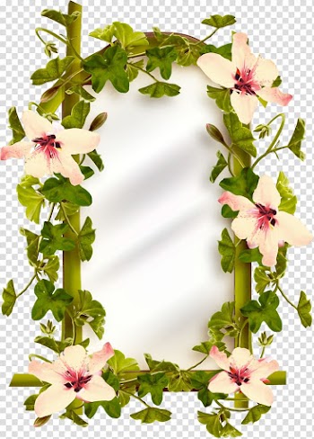 Floral design Flower Wreath, Garland border transparent background PNG clipart
