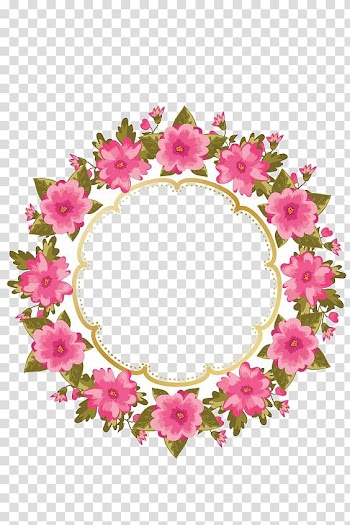 Floral design Flower Wreath Rose Frames, flower transparent background PNG clipart