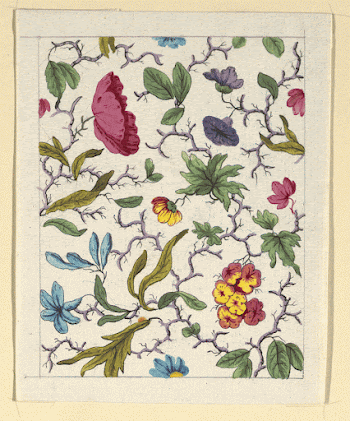 Floral design for printed textile | Free Photo - rawpixel