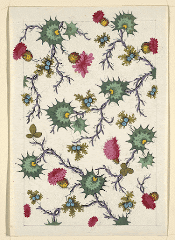 Floral design for printed textile | Free Photo - rawpixel