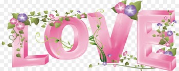Floral design Love Dia dos Namorados - Crystal word love 