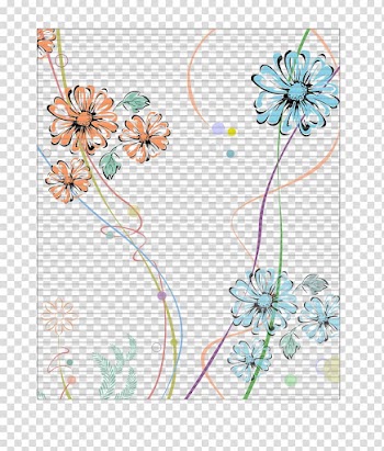 Floral design Motif, Line pattern transparent background PNG clipart