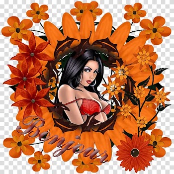 Floral design Orange S.A. Autumn Petal, design transparent background PNG clipart