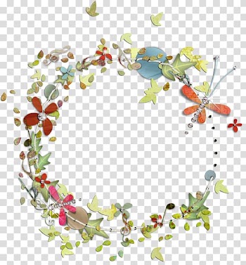 Floral design Petal , Glitter Frame transparent background PNG clipart