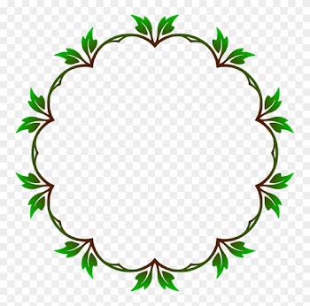 Floral Design Picture Frames Furniture Download - Border Circle Design Png