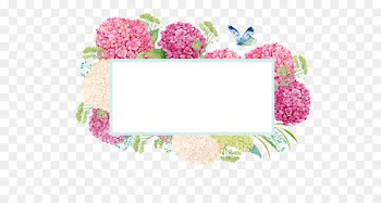 Floral design Picture Frames Wallpaper Graphic design - hydrangea border 