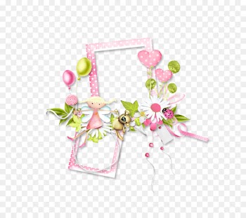Floral design Product Pink M Picture Frames - flowerbox pennant 