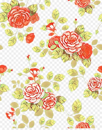 Floral Design, Rose, Textile, Wrapping Paper PNG