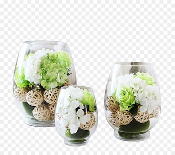 Floral design Vase Flower Glass - Size personality glass vase material 