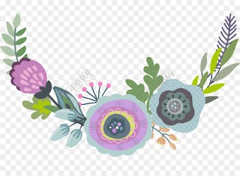Floral design Vector graphics Flower Wreath Illustration - arc ornament 