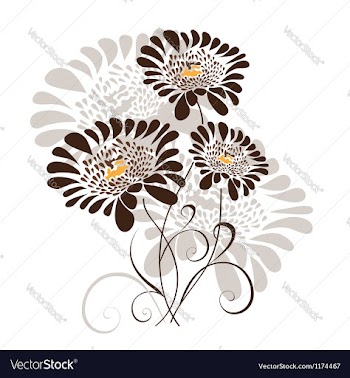  					Floral design vector image														