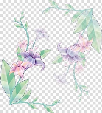 Floral design Watercolor painting , design transparent background PNG clipart