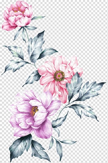 Floral design Watercolor painting Flower, design transparent background PNG clipart