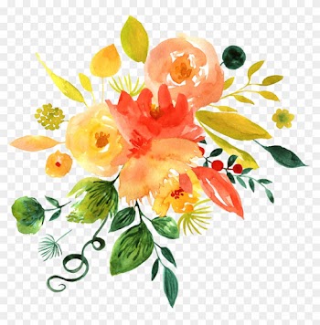 Floral Design Watercolor Painting Flower - Hand Painting Flowers Hd