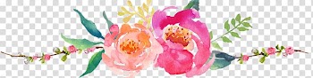 Floral design Watercolor painting Flower Logo Floristry, flower transparent background PNG clipart