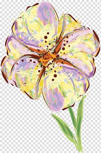 Floral design Watercolor painting, flower transparent background PNG clipart