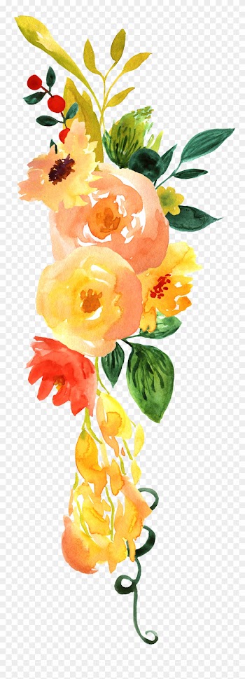 Floral Design Watercolor Painting Flower - Watercolor Painting