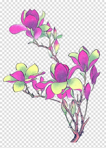 Floral design Watercolor painting Ink wash painting, design transparent background PNG clipart