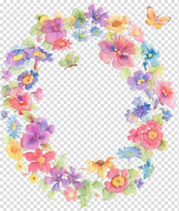 Floral design Watercolor painting , painting transparent background PNG clipart