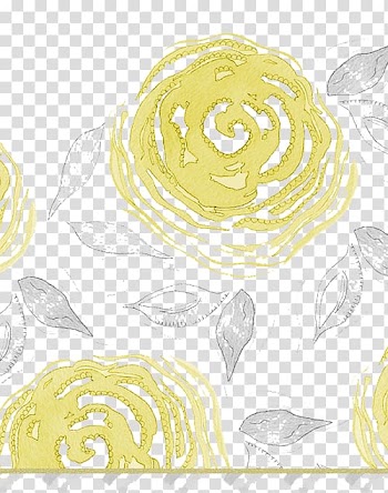 Floral design Watercolor painting Yellow , Yellow rose transparent background PNG clipart