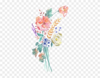 Floral Design Watercolour Flowers Watercolor Painting - Watercolor Png Rose Flowers